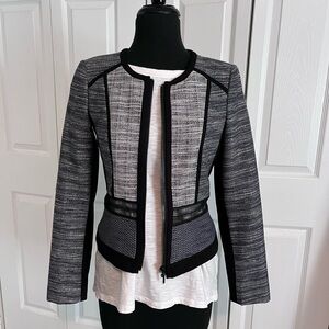 Striking geometric blazer from White House, Black Market, size 0